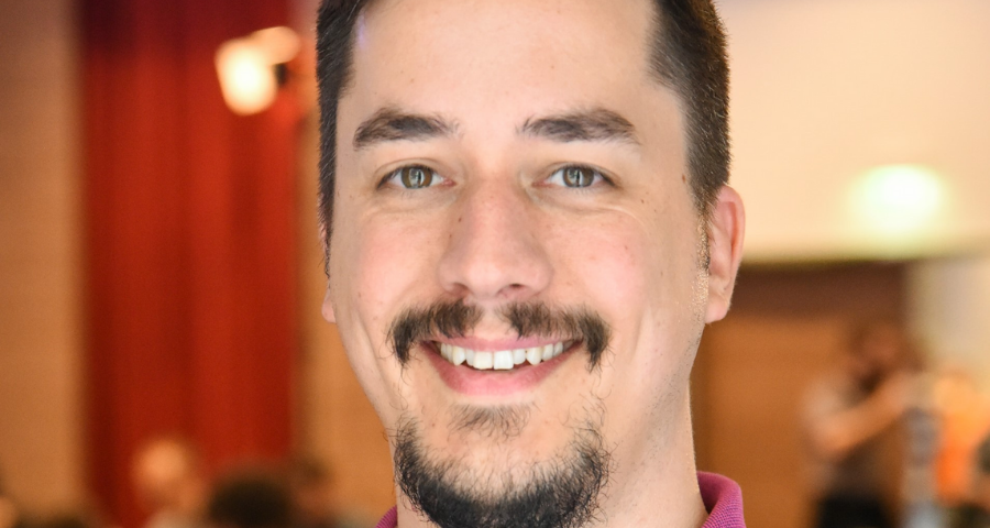 Marco Heimeshoff, smiling beard man
